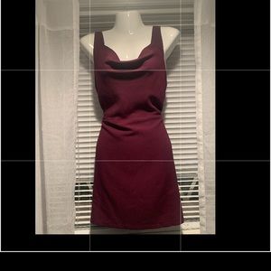 Short Burgundy Dress